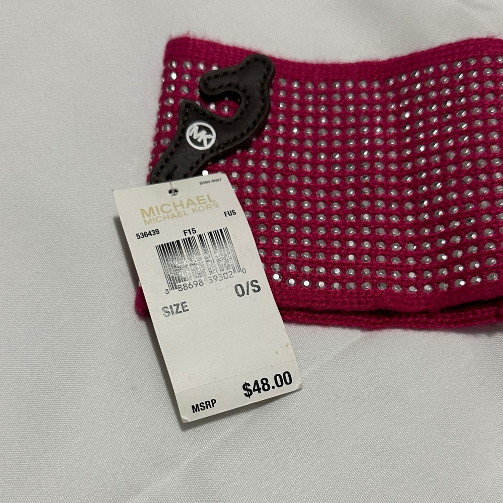 Michael Kors Pink Sequin Headband - Picture 8 of 8